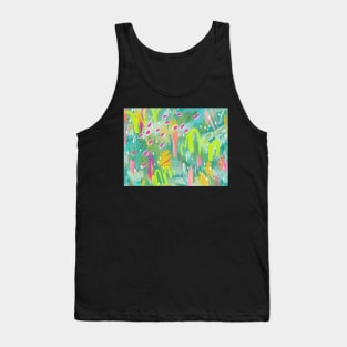 “Everything is Wonderful” - a Brightly Colored Abstract Tank Top